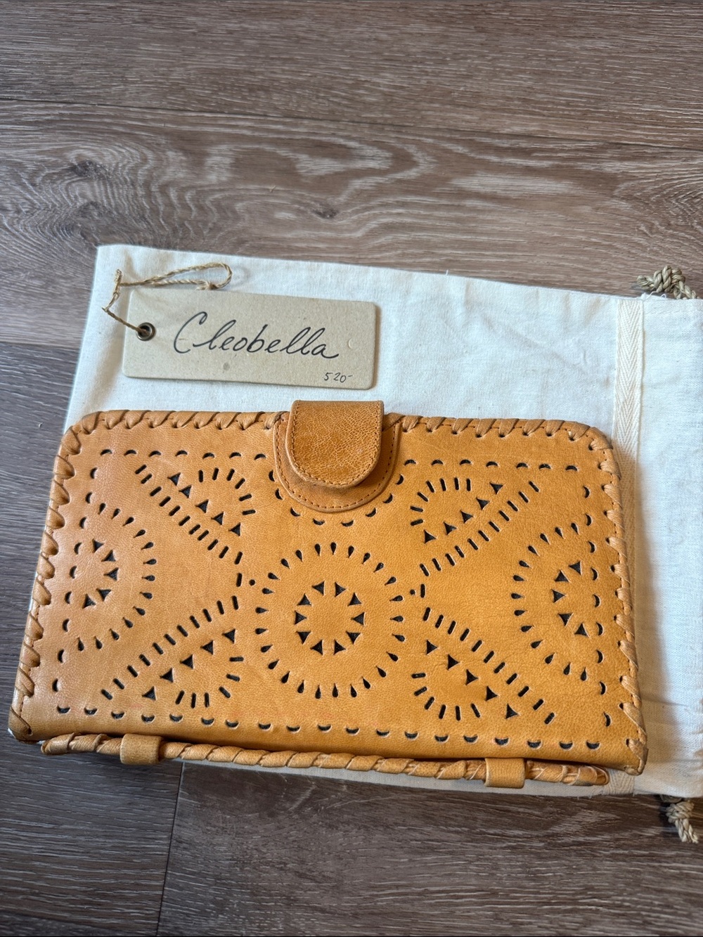 Cleobella Mexicana Clutch- Tan